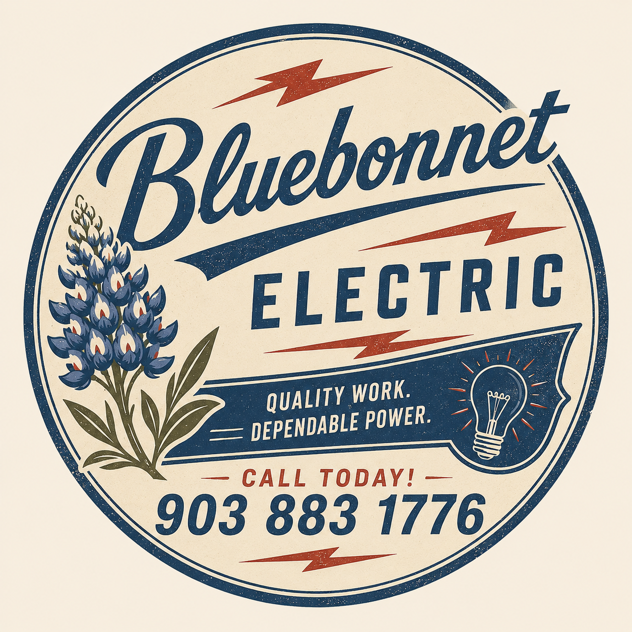 Bluebonnet Electric logo